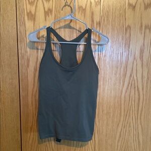 DSG Dark Green Tank Top with shelf bra. Size medium. New with tag.
